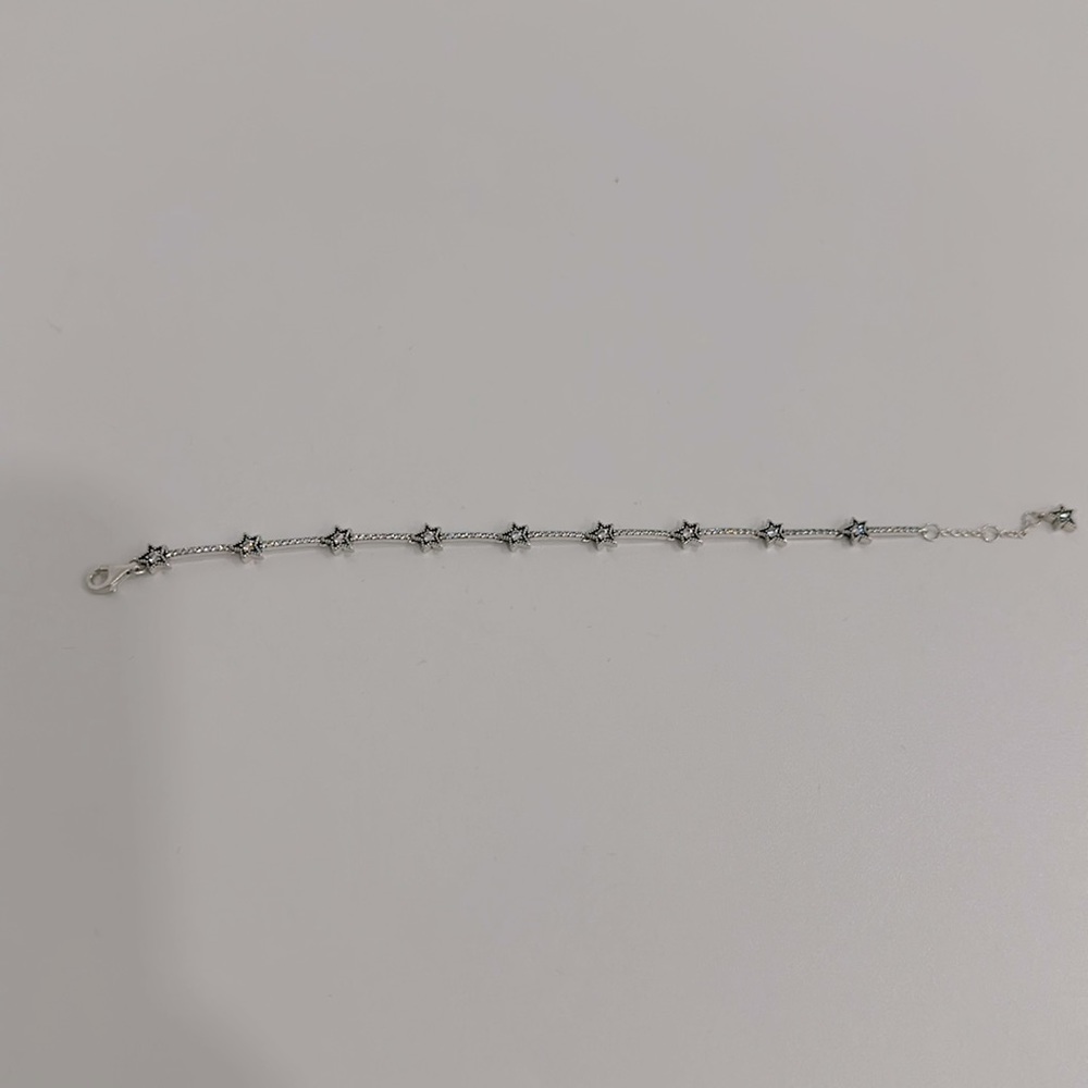 S925 Sterling Silver Pandora Star Charm Bracelet